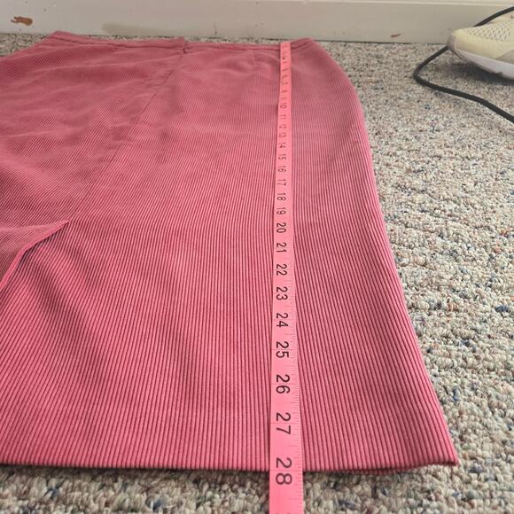 Casual Corner mauve corduroy midi skirt 14 - Picture 9 of 9